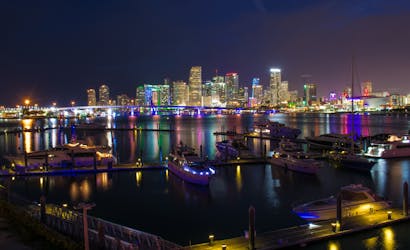 Visite nocturne panoramique en Big Bus de Miami